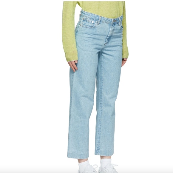 NWT $265 A.P.C. New Sailor Crop 100% Cotton Jeans in size 30! - Picture 2 of 10